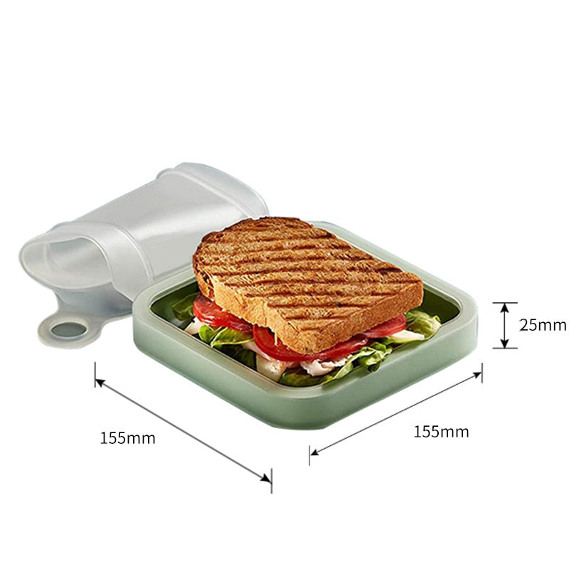 Reusable Silicone Sandwich Box