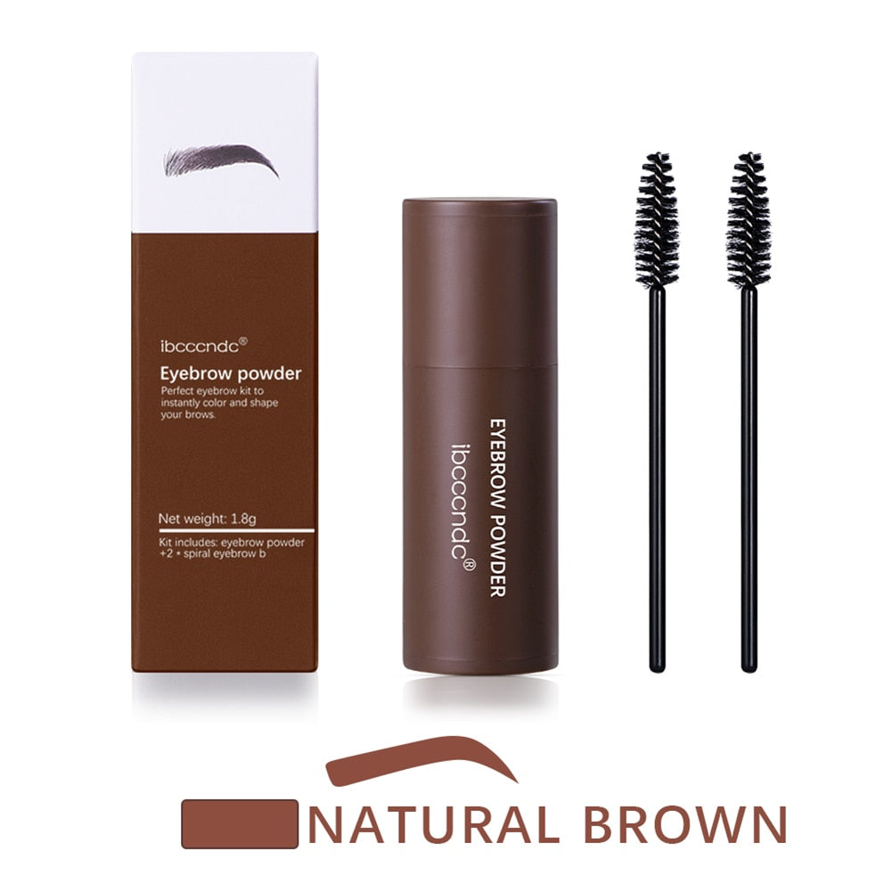 Waterproof Eyebrow Powder Stamp Kit Gel