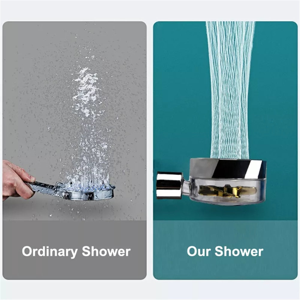 High Pressure with Turbocharged Massage Shower