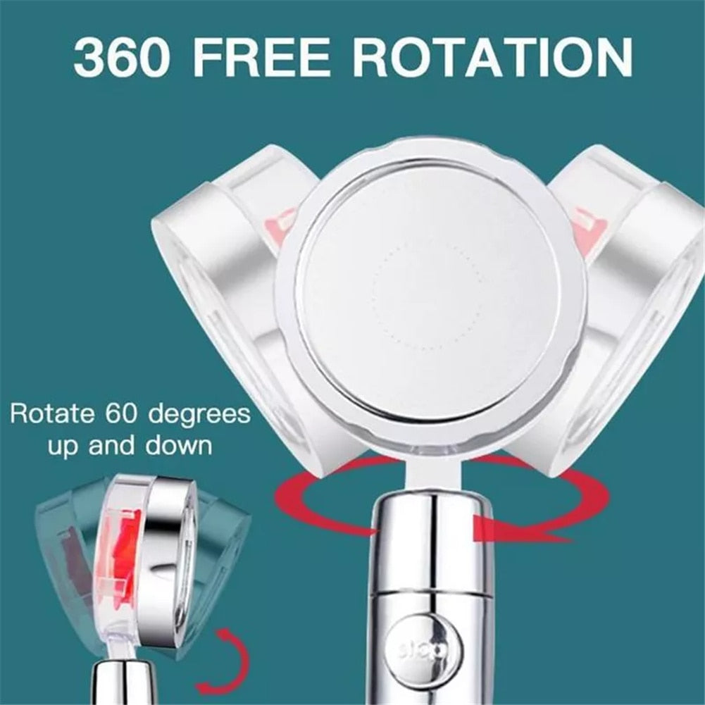 High Pressure with Turbocharged Massage Shower