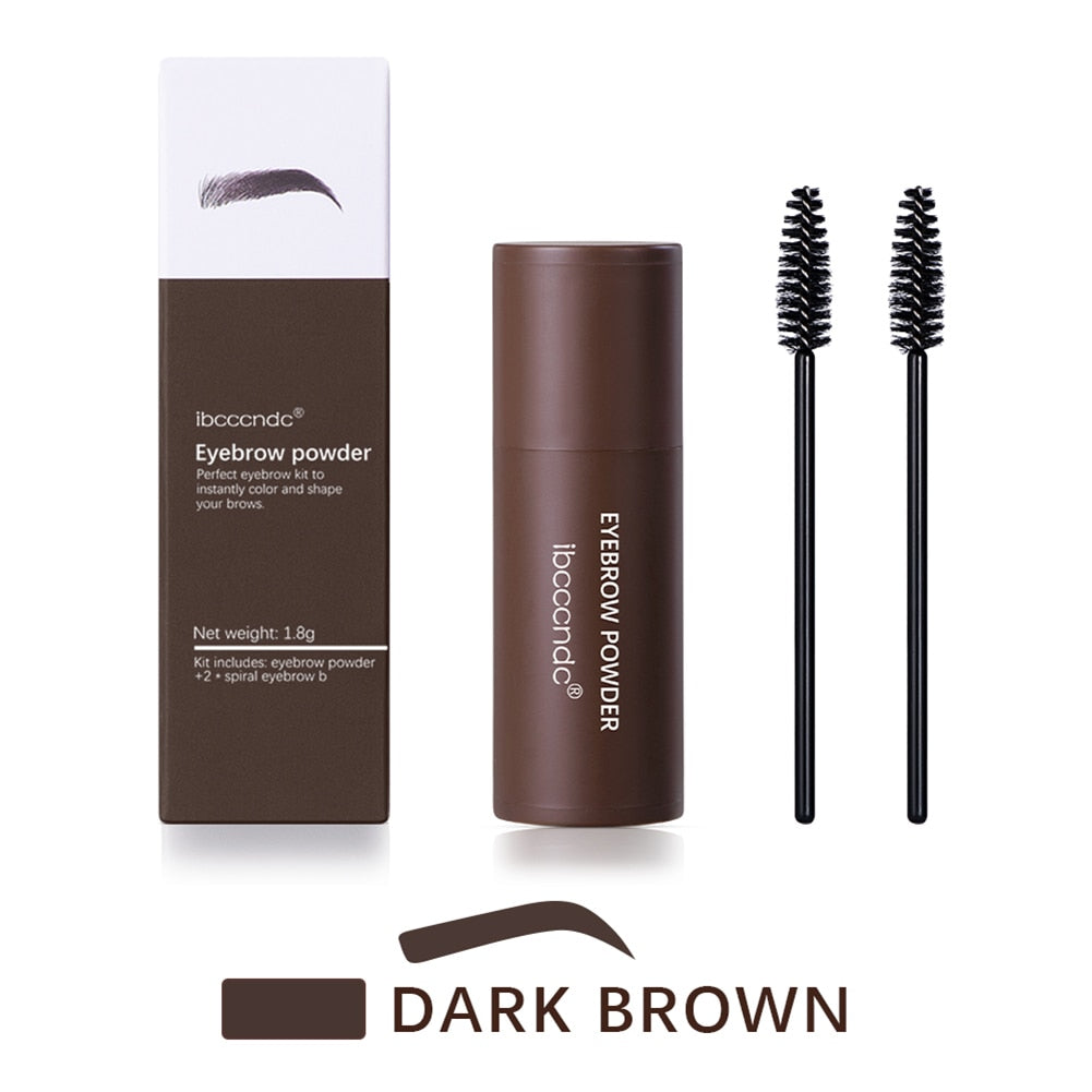 Waterproof Eyebrow Powder Stamp Kit Gel