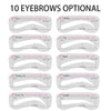 Waterproof Eyebrow Powder Stamp Kit Gel