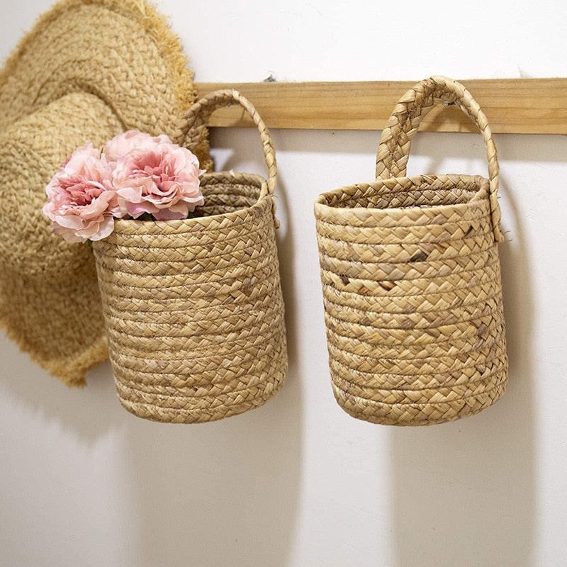 Handmade Wall Hanging Rope Basket