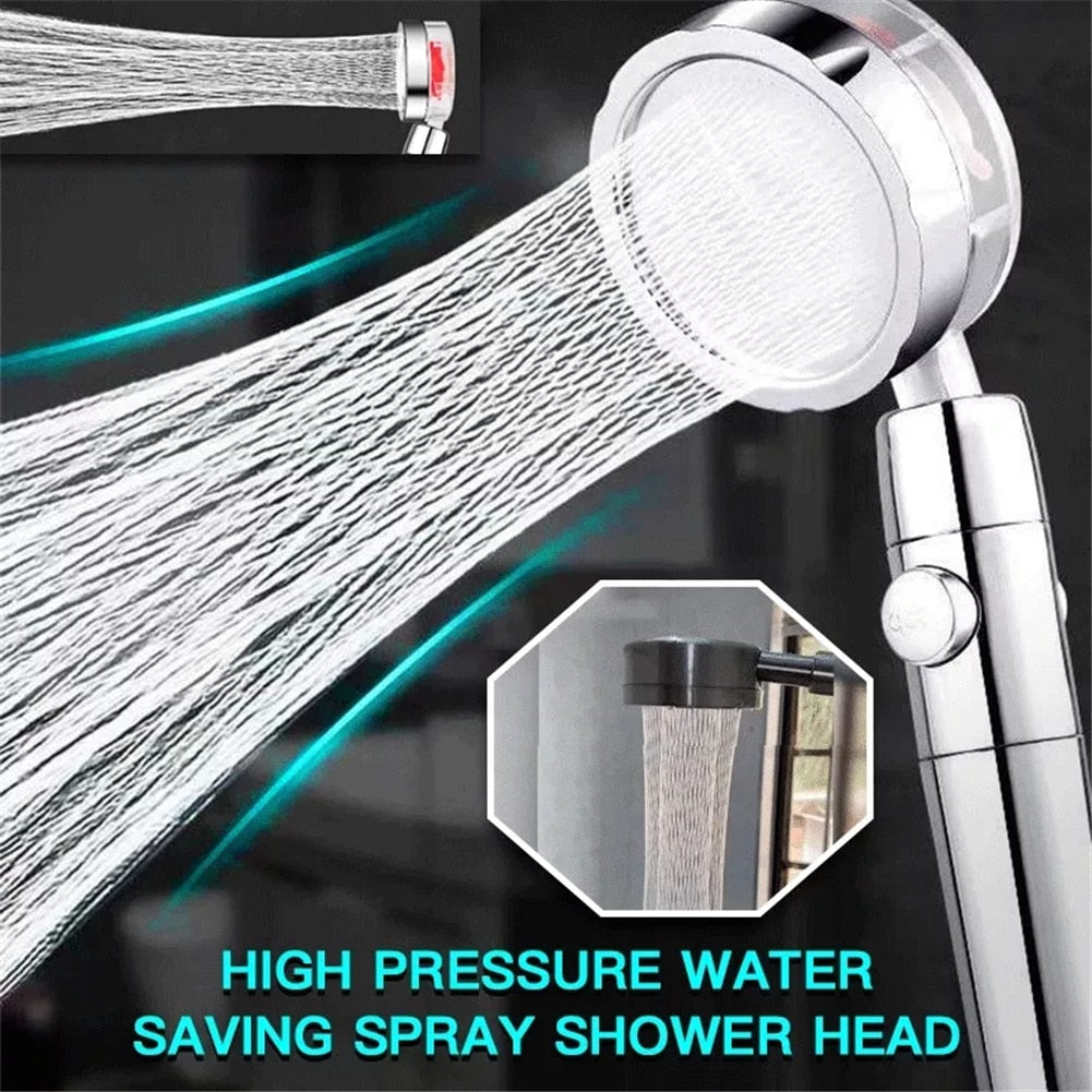 High Pressure with Turbocharged Massage Shower