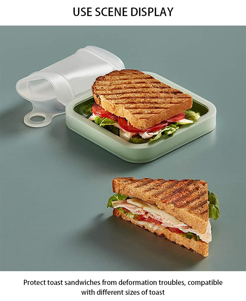 Reusable Silicone Sandwich Box