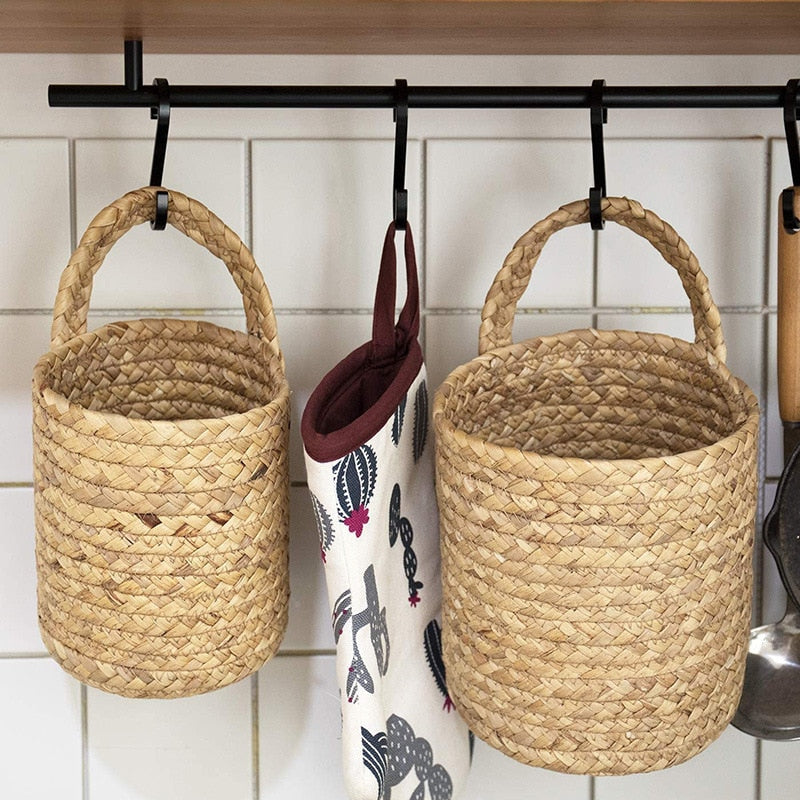 Handmade Wall Hanging Rope Basket