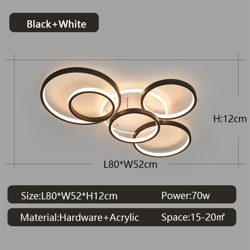 Alexa Smart Home Modern Ceiling Chandelier