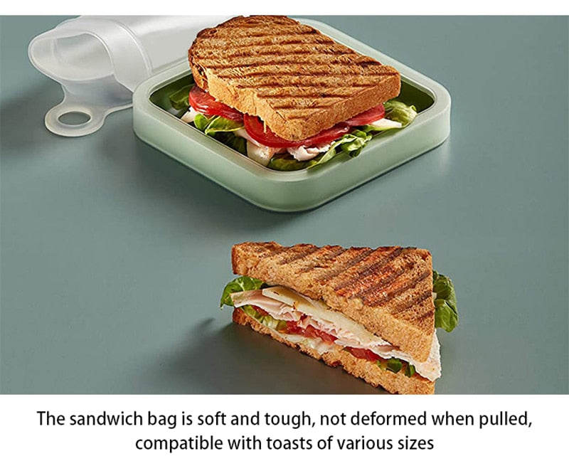 Reusable Silicone Sandwich Box