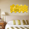 3D Mirror Wall Stickers Hexagon