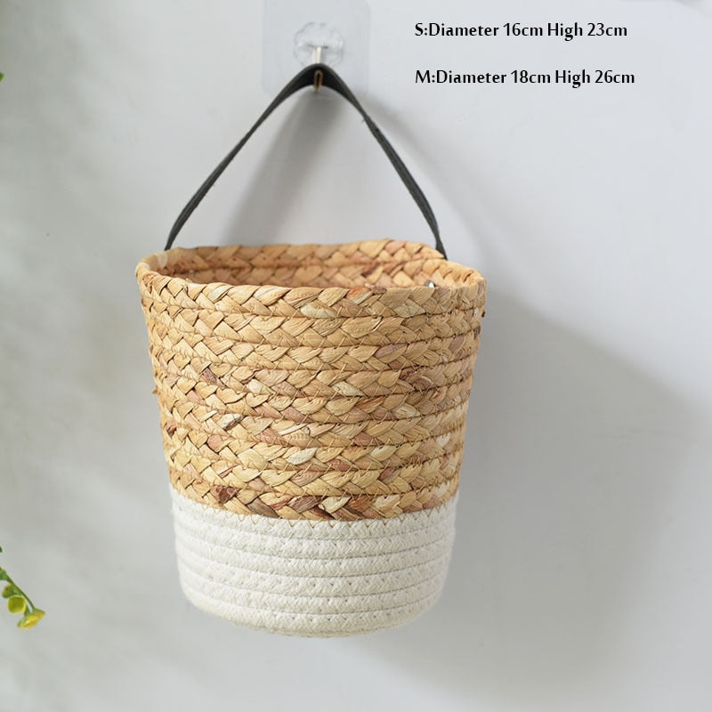 Handmade Wall Hanging Rope Basket