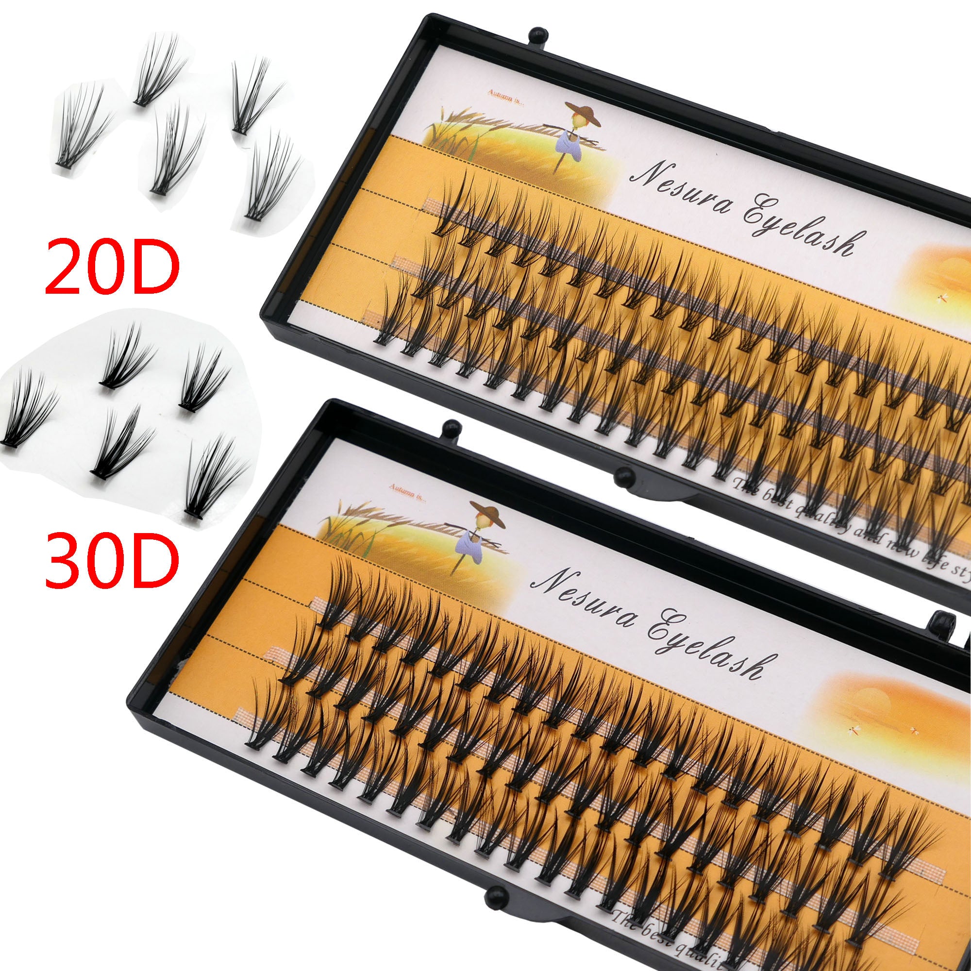 1 box 60 clusters extension Eyelashes