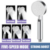 High Pressure Multifunction Adjustable Massage Shower