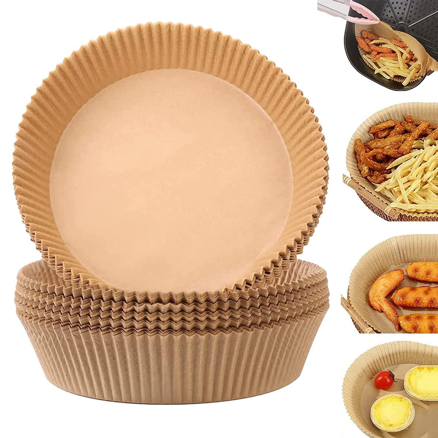 50pcs Air Fryer Disposable Paper Liner