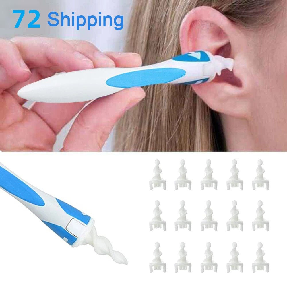 16 Pcs Spiral Silicon Ear Cleaner