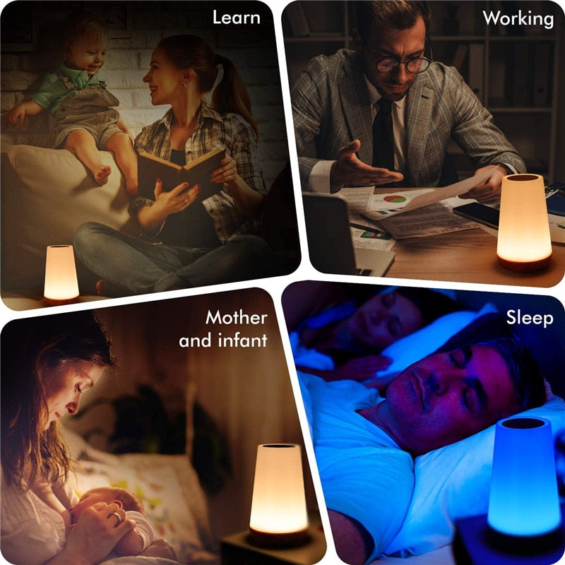 Remote Control Touch Changing Night Lamp